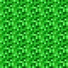 Vector seamless background from the game craft, texture green, for textiles, banners, design, covers, t-shirts