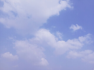 Blue sky and white clouds background,watercolor abstract texture with white clouds and blue sky,Stain artistic vector used as being an element, design and card.Beautiful grunge blue background,