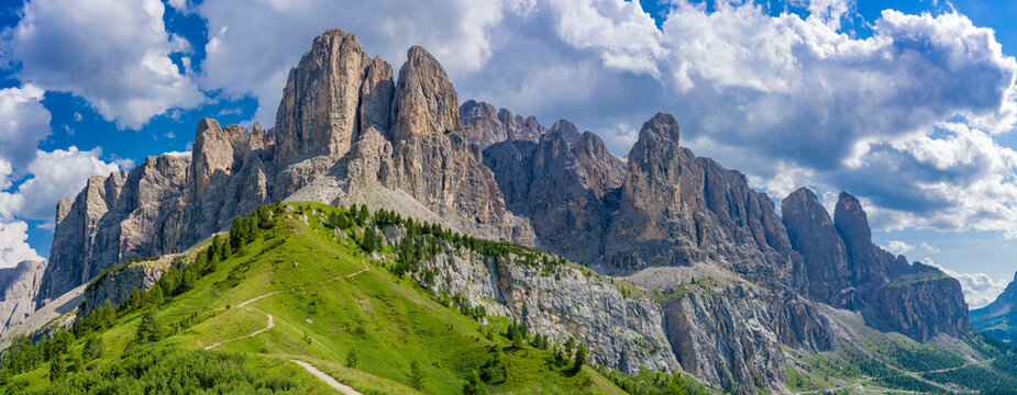 Gr&ouml;dner Joch - Nationalpark Dolomiten