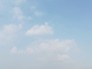 Blue sky and white clouds background,watercolor abstract texture with white clouds and blue sky,Stain artistic vector used as being an element, design and card.Beautiful grunge blue background,