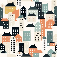 Urban Pattern vector illustration, Background