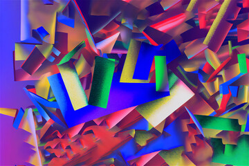 colorful background made of rectangular object