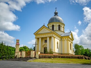 Dąbrowica province Subcarpathian). Church of St. Michael the Archangel (1906), formerly the Uniate church of St. Santa.