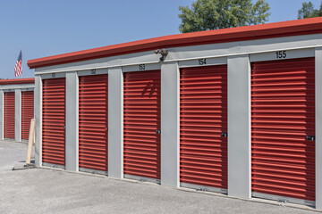 Self storage and mini storage garage units. Personal warehouse lockers provide safe and secure storage options.