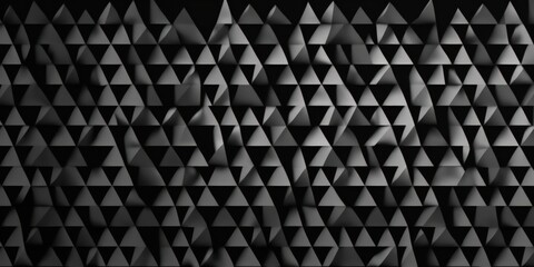 Abstract geometry background. Graphic surface, black triangle elements illustration. Grunge modern futuristic print, artwork for interior design, fashion textile fabric, wallpaper