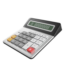 Calculator isolated