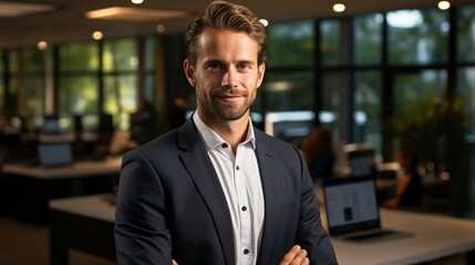Fototapeta premium a productive IT developer.