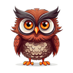 Fototapeta premium Owl , Illustration PNG 
