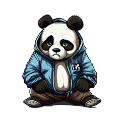 Panda, Illustration PNG 