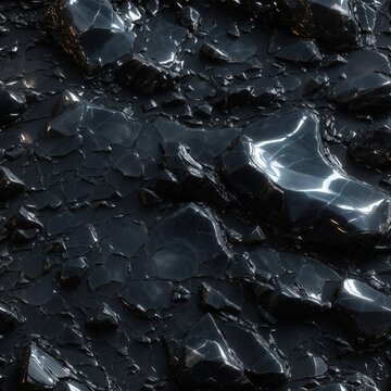 Photorealistic obsidian texture for background