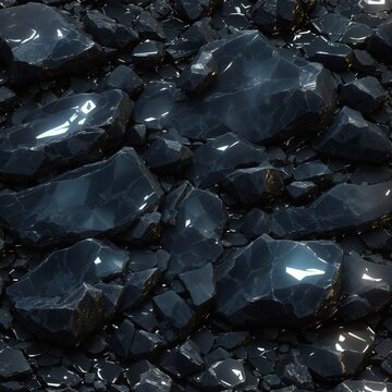 Photorealistic obsidian texture for background