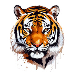 Cartoon Tiger, PNG For Tshirt