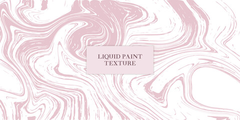 Abstract vector image featuring pink and white marbling effect. Modern liquid art with textured backdrop. Trendy design for wallpaper, card, and more.