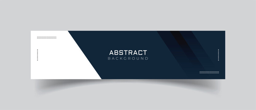 Linkedin banner with abstract pattern background