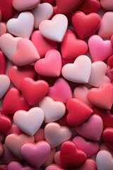Obraz premium Herzen zu Valentinstag
