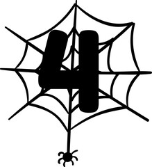 Number 4 on the web holiday decoration.