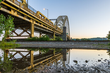 West End Bridge Reflections Pittsburgh Pennsylvania