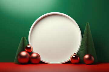 Product Display, Merry Christmas Background