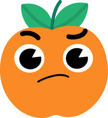 Apricot Face Confused Thinking