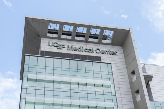 

UCSF Medical Center building in San Francisco, California, June 6, 2023. UCSF Medical Center at Mission Bay is an innovative 289-bed complex featuring three separate hospitals. 
