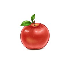red apple