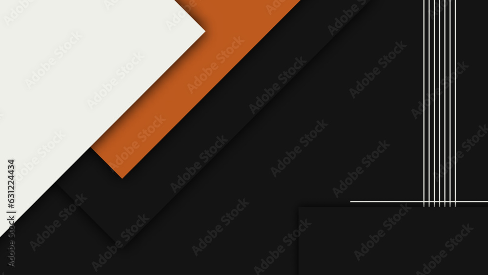 Poster minimal template theme include overlap shapes, modern flyer layout background