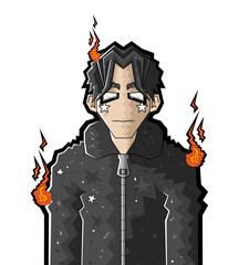 child in halloween costume