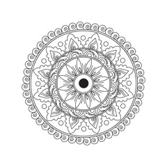 Simple Mandala design / Adobe stock.