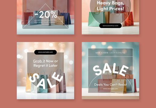 Shopping Sale Social Media Posts With Generative Ai