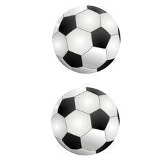 soccer ball isolated on white