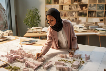 Woman Architect Designing Sustainable And Inclusive Spaces