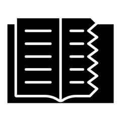 Teared Book Icon