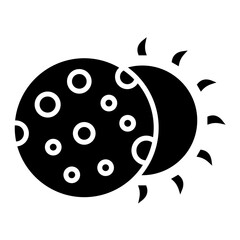 Obraz premium Solar Eclipse Icon