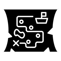 Pirate Map Icon