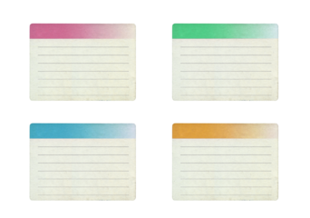 Retro style paper label set isolated