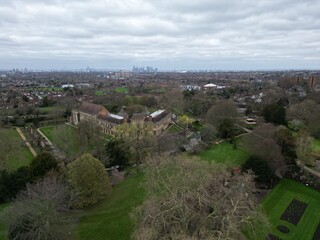 Fototapeta na wymiar .Eltham Palace Southeast London UK drone, aerial