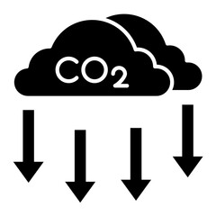 CO2 Pollution Icon