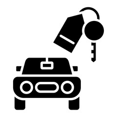 Rent Car Icon