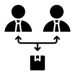 Parcels Distribution Icon