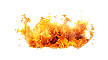 Fire flame on transparent background. Fire flame png