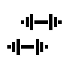 Obraz premium Dumbells Icon