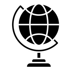 Obraz premium Globe Stand Icon