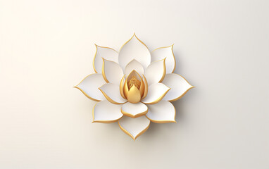 Divine Elegance: Lotus Flower Logo Design