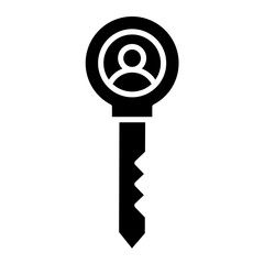 Obraz premium Key Person Icon
