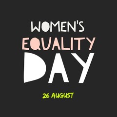 Women's equality day 26 august national international world  - obrazy, fototapety, plakaty