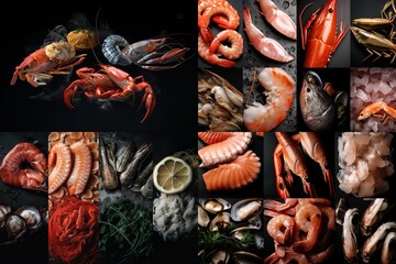 seafood on market