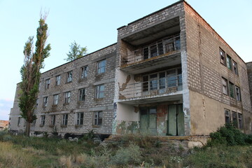 A building with a few windows