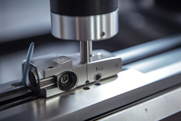 An up-close view of a digital gauge on a tensile testing device showing the tension and lengthening of a metal sample while it is being analyzed.