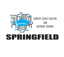 Abstract logo design with a SPRINGFIELD.