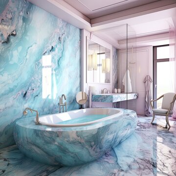 An abandoned bathroom, its walls slowly decaying, is filled with a still aqua sink and bathtub, their taps dripping as the only sound in the empty room, framed by a lone window